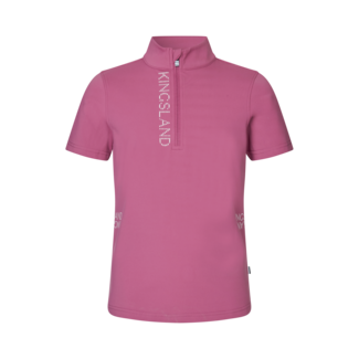 Kingsland KLNana Junior Training Top S/S2025 146/152 Pink Malaga