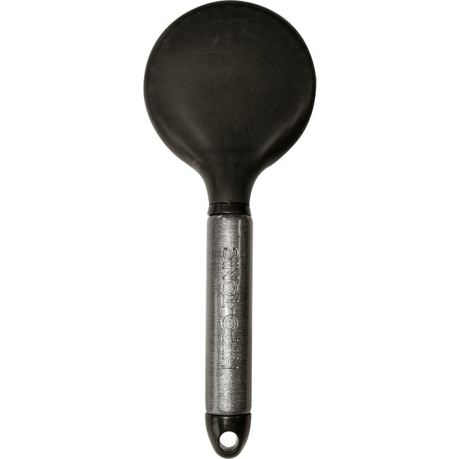 Hippotonic HIPPOTONIC "Glanzende" manenborstel zilver/zwart