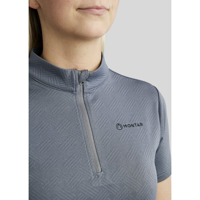 Montar MoBlair Shortsleeved Shirt met Crystals