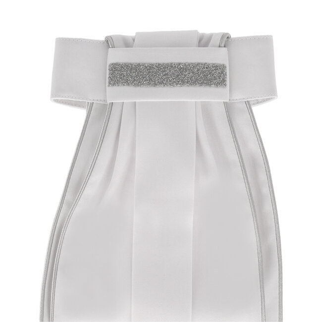 QHP QHP Plastron Miyah White/Silver S