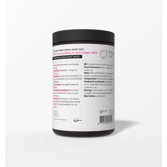 Pure Paws Supplementen Happy Teeth gebitsverzorging voor honden