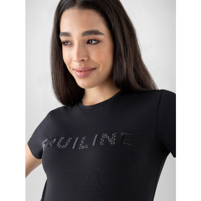 Equiline Equiline dames T-shirt met strass-letters