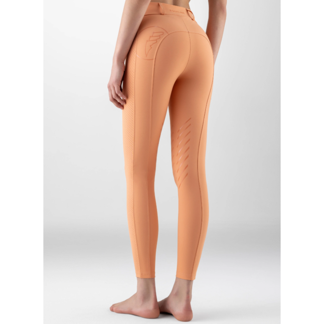 Equiline Equiline dameslegging met hoge taille en volledige grip  Shell Coral XS