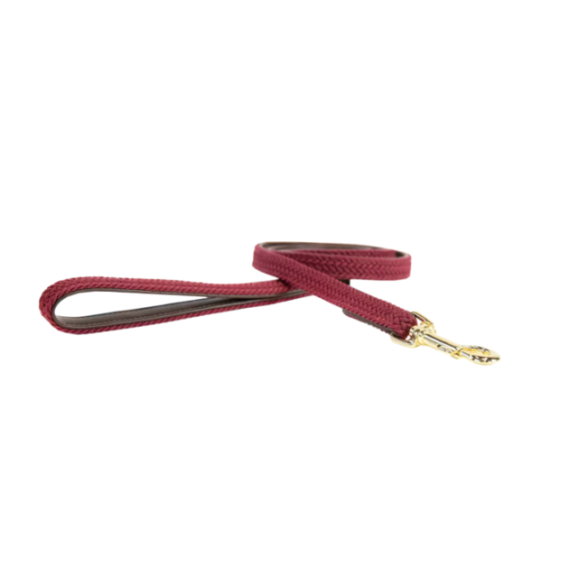 Kentucky Horsewear Kentucky gevlochten hondenlijn Bordeaux
