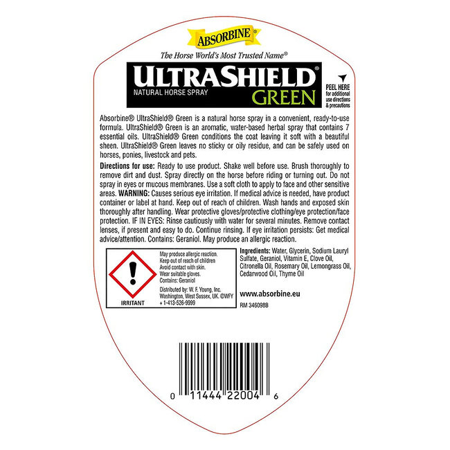 Absorbine Ultra shield green 946 ml