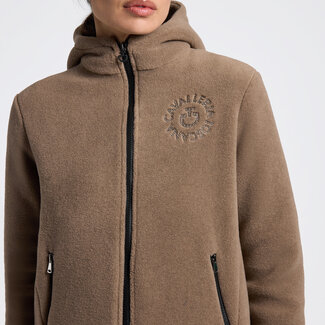 Cavalleria Toscana CT Fleece Zip Hoodie WALNUT M