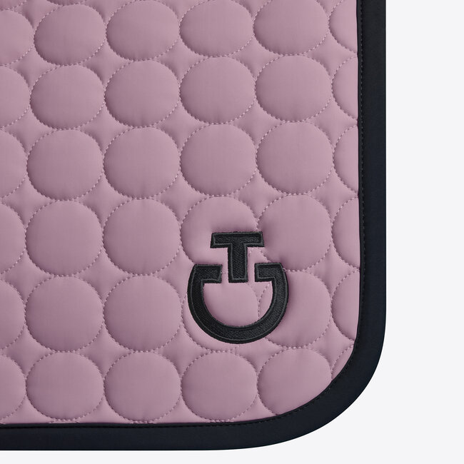 Cavalleria Toscana CT Circle Quilted Jumping Zadeldek Pony Grape Shake/Black