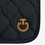 Cavalleria Toscana CT New Circular Quilted Jersey Jumping zadeldek Black Foxtrot Full