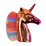 QHP QHP Hoofdborstel Unicorn Black One size