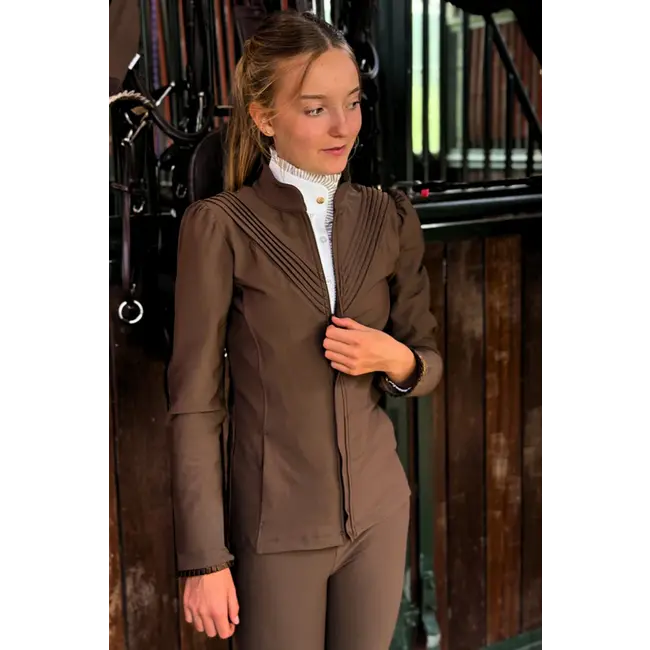 Joline Joline Annabelle Vest Chocolate Brown