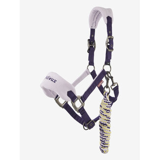 LeMieux LMX Vogue Headcollar & Leadrope A/W25 Cranberry Pony