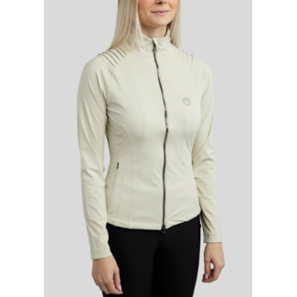 Montar Montar Zira MoZira REFINED Full Zip Jacket met plooien