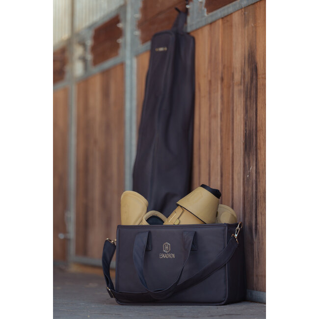 Eskadron Eskadron Faux Leather Poetstas Black Truffle