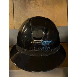 Samhield Samshield Miss glossy black matt logo en frame tiara frontalband medium