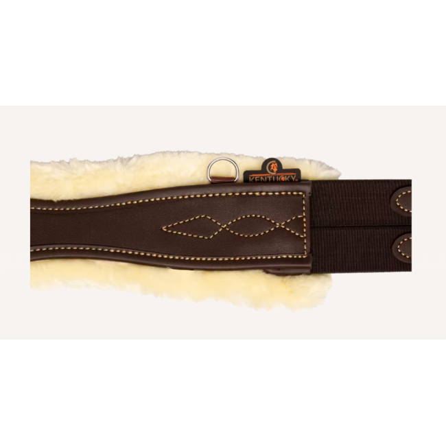 Kentucky Horsewear Anatomische singel wol / Bont Bruin 140CM