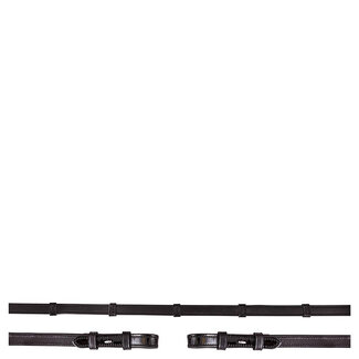 BR BR teugel lakleer antislip + stops 16mm blind