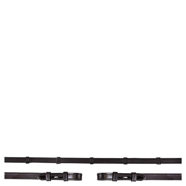 BR BR teugel lakleer antislip + stops 16mm blind