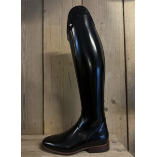 De Niro Bellini custom met houtenzool en ultra fine rock top  uitgevoerd in brushed black 38 ma-m