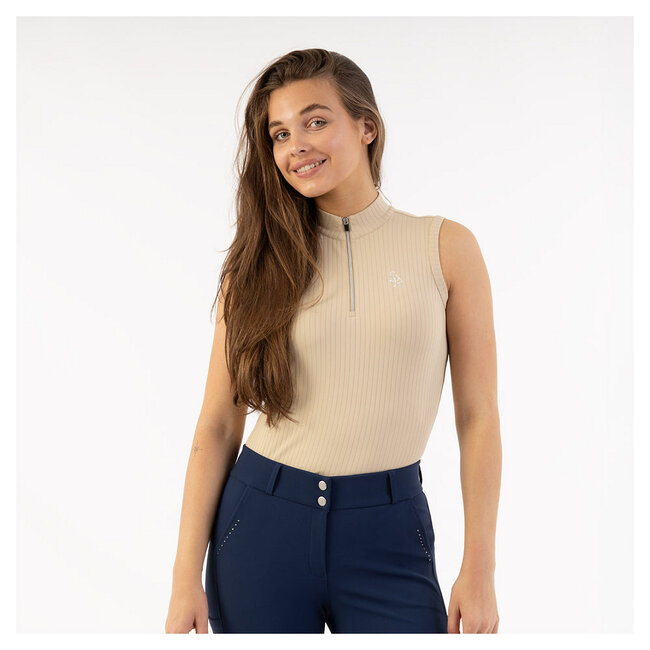 BR BR half-zip mouwloos shirt S/S26