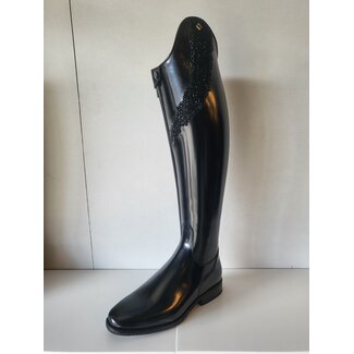 De Niro De Niro Rijlaars custom zwart brushed  met ultra fine rock  top helen 38 ma m