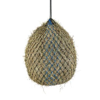 shires Hooinet deluxe 5 cm zwart blauw