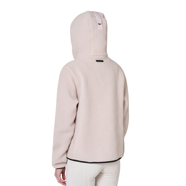 Equistro WOMEN'S PATCH POCKET TEDDY FULL ZIP JACKET W/HOOD A/W26