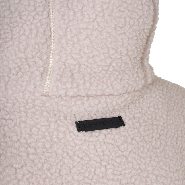 Equistro WOMEN'S PATCH POCKET TEDDY FULL ZIP JACKET W/HOOD A/W26