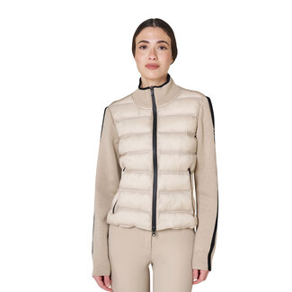 Equistro WOMEN'S FULL ZIP HYBRID NYLON+ KNIT JACKET A/W26