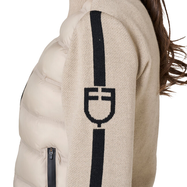 Equistro WOMEN'S FULL ZIP HYBRID NYLON+ KNIT JACKET A/W26
