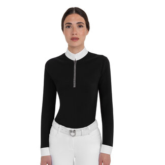 Equistro WOMEN'S STONES TAPE COMPETITION POLO SHIRT LS ZIP A/W26