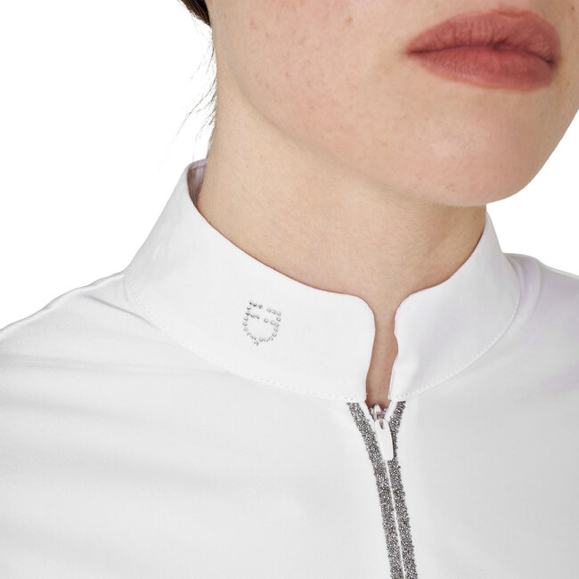 Equistro WOMEN'S STONES TAPE COMPETITION POLO SHIRT LS ZIP A/W26