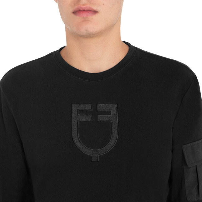 Equistro MEN'S FLEECE PATCH POCKET ROUNDNECK A/W26