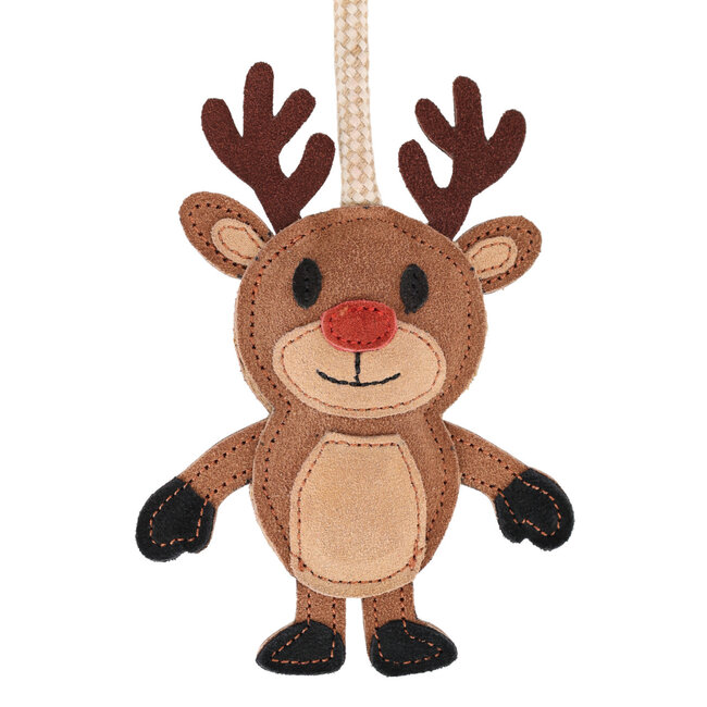 QHP QHP Paardenspeelgoed boxhanger gift box Kerst Rudolph