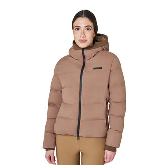 Equestro Women's down jacket with hood Equestro
