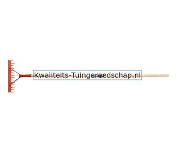 Polet Asfalthark 410 mm Gesmeed 14 Tands  met Steel