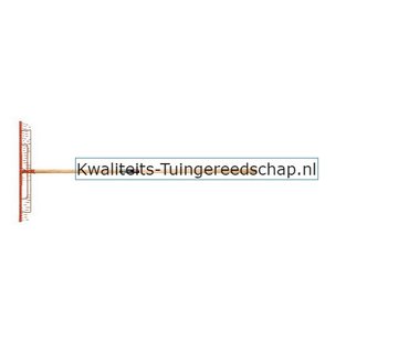 Polet Gazonhark Metaal Polet 710 mm met Steel