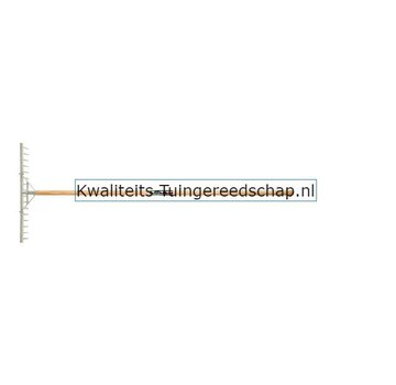 Polet Landhark Polet Aluminium 16 Tanden 620 mm met Steel