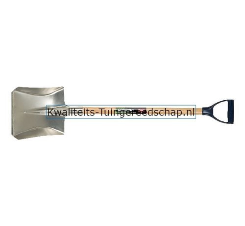 Polet Ballastschop Aluminium 340 x 280 met Slijtstrip D-Steel