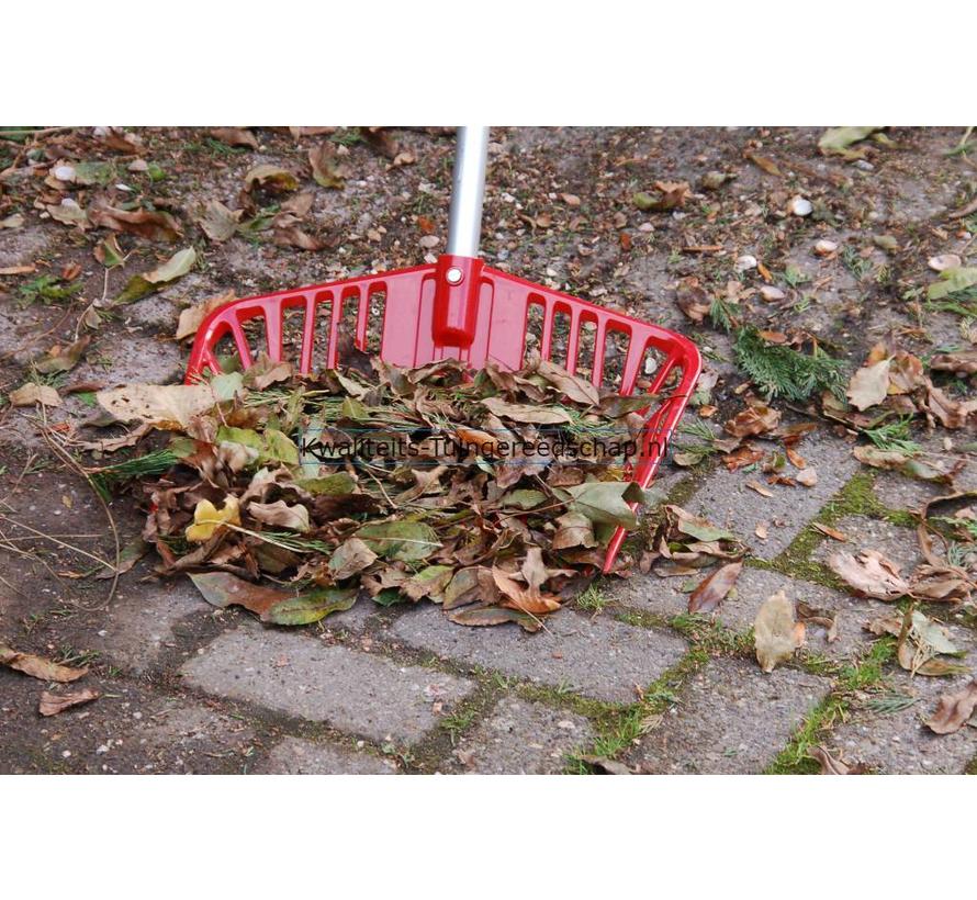 Kunststof Hark  18 Tanden Ergo Light Aluminium D-Steel