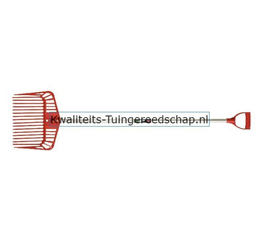 Kunststof Hark  18 Tanden Ergo Light Aluminium D-Steel