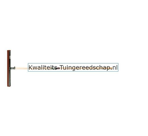 Polet Vloertrekker Industrieël 550 mm Natuurrubber Rood met Steel