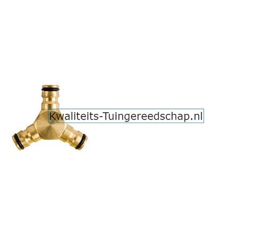 Polet Driewegkoppeling Messing