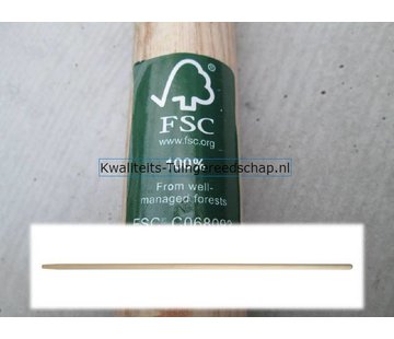 Polet Raaksteel/harksteel/schoffelsteel FSC 1300/28 Gepunt Wax