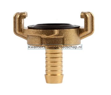 Polet Klauwkoppeling  Slang Kort  Messing  1/2" 13 mm