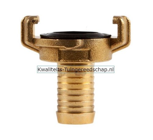 Polet Klauwkoppeling Slang Kort Messing 3/4" 19 mm