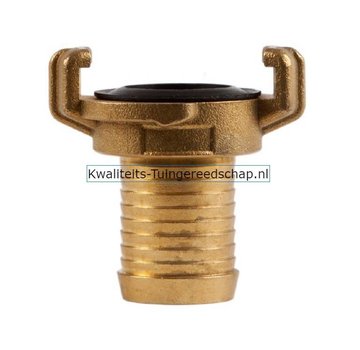 Polet Klauwkoppeling  Slang Kort  Messing  1" 25 mm