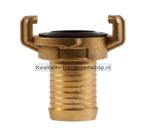 Polet Klauwkoppeling Slang Kort Messing 1" 25 mm