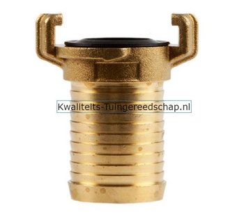 Polet Klauwkoppeling  Slang Kort  Messing  1"1/2 38 mm