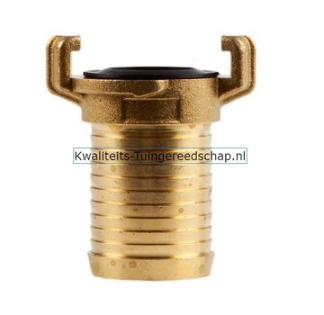 Polet Klauwkoppeling  Slang Kort  Messing  1"1/2 38 mm