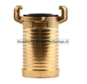 Polet Klauwkoppeling  Slang Kort  Messing  1"1/4 29 mm